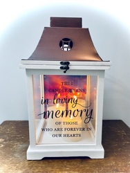 In Loving Memory Lantern From The Flower Loft, your florist in Wilmington, IL